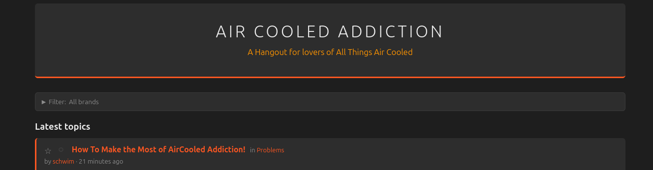 Setting the site up for only a particular brand
